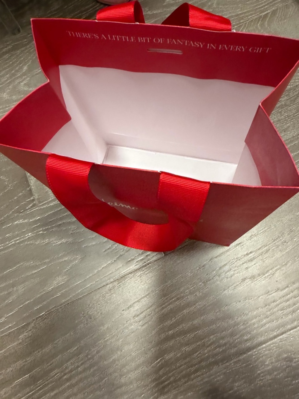 Neiman Marcus Red Shopping Bag with Jewelry Box - Picture 4 of 6